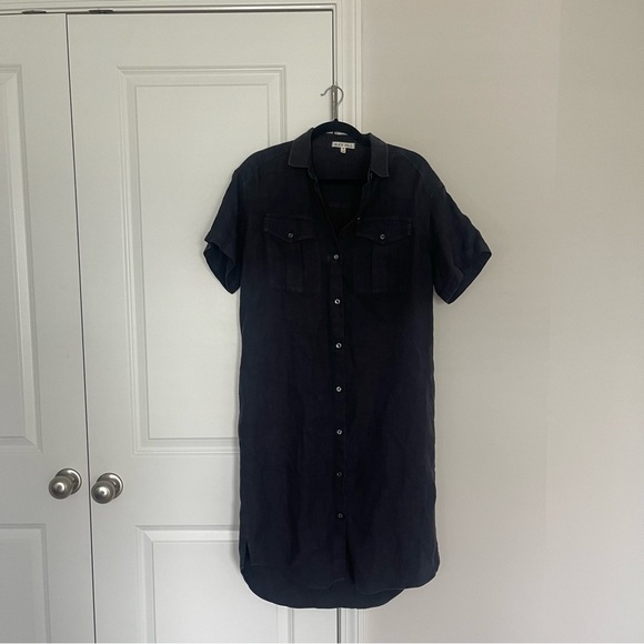 Alex Mill Utility Easy Linen Shirtdress - Picture 2 of 8